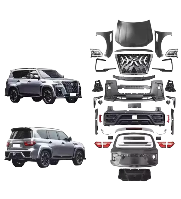 Convertion kit Nissan patrol y63 2010-2024  black hawk design