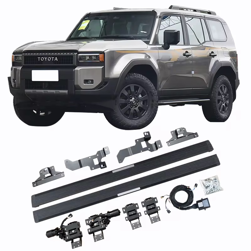 Side step electric Toyota prado fj250 with bracket 2024-2025