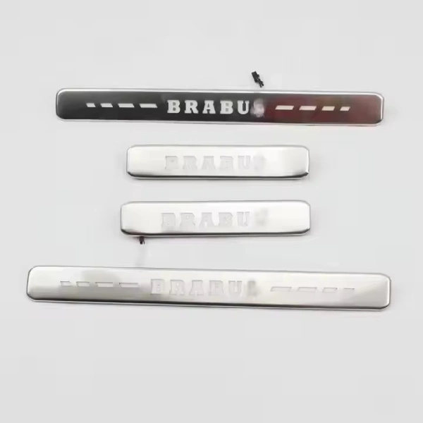 Door sill Mercedes g class brabus with led chrome w464 g800 g63 g500 2018-2024